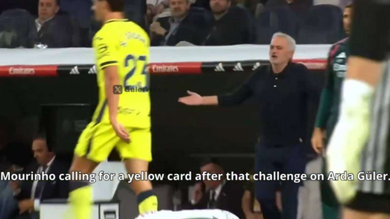 Arda Güler'i o halde görünce kıyameti kopardı: Mourinho sahayı birbirine kattı, hiç düşünmeden saldırdı! 4